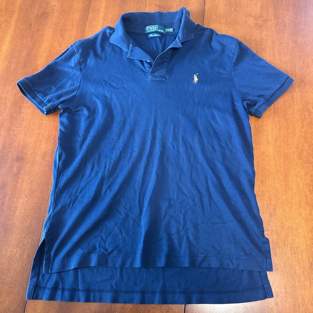 Polo by Ralph Lauren Men's Classic Blue Polo Shirt
